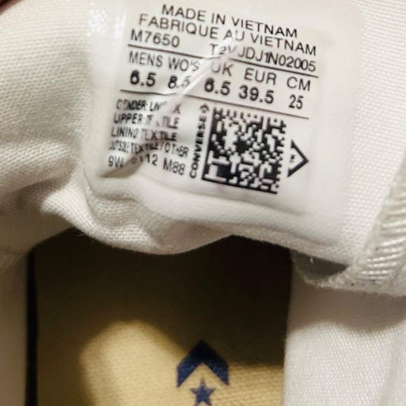 Converse White High-Top Sneakers - Picture 6 of 6